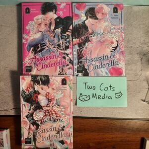 📚 Assassin & Cinderella Vol. 1-3 Official English Manga Bundle Square Enix